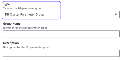 Parameter Group Type