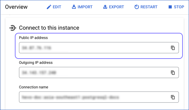 Find Database Host