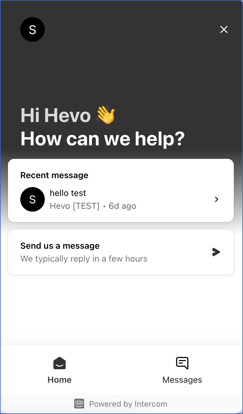 Live chat widget