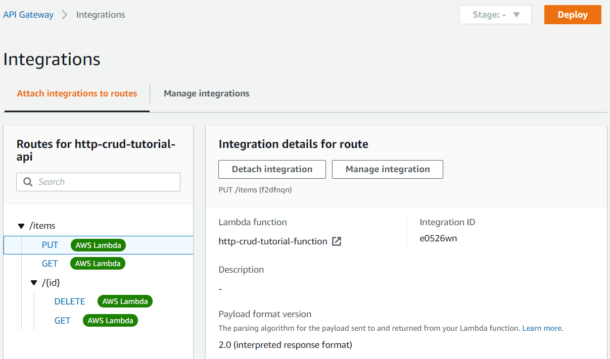 Lambda DynamoDB: Step 6