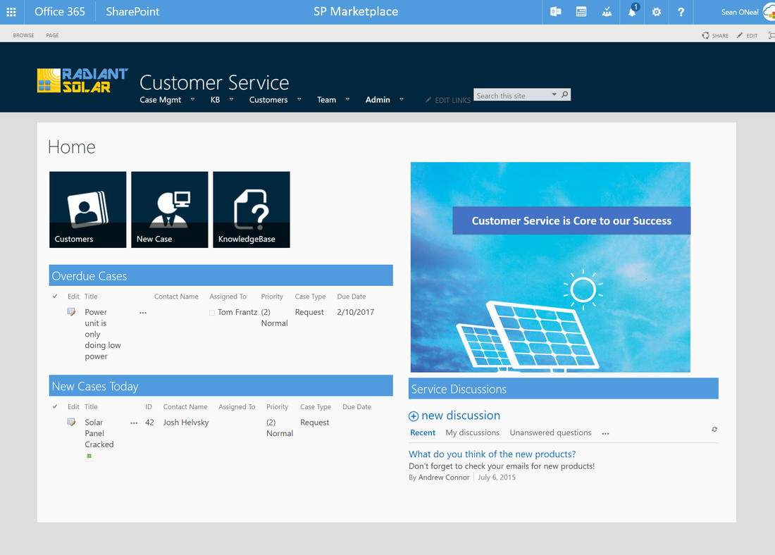 Salesforce SharePoint Integration: Customer Portal