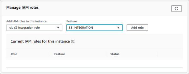 AWS RDS MS SQL to Databricks: Add IAM role for Integration