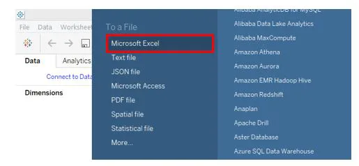 Tableau Pie Charts: Step 1b