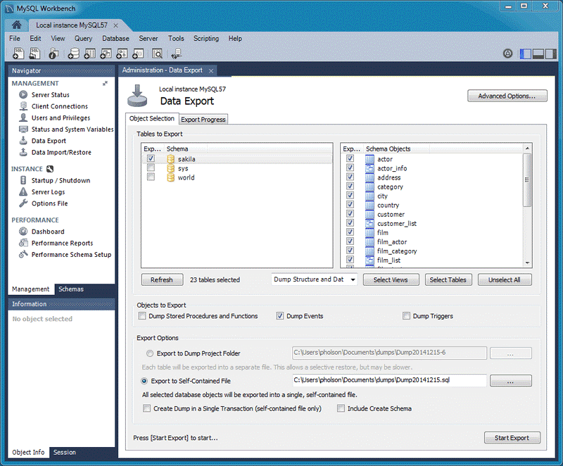 Azure MySQL to Snowflake: Using Export Data Pane to export MySQL data