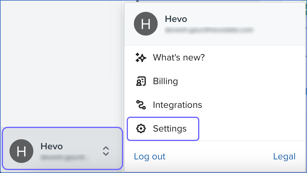 Profile Settings