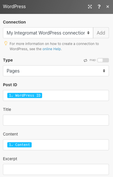 Airtable wordpress: WordPress Connection