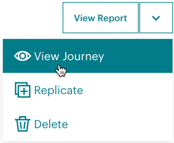 Mailchimp Customer Journey - Dropdown