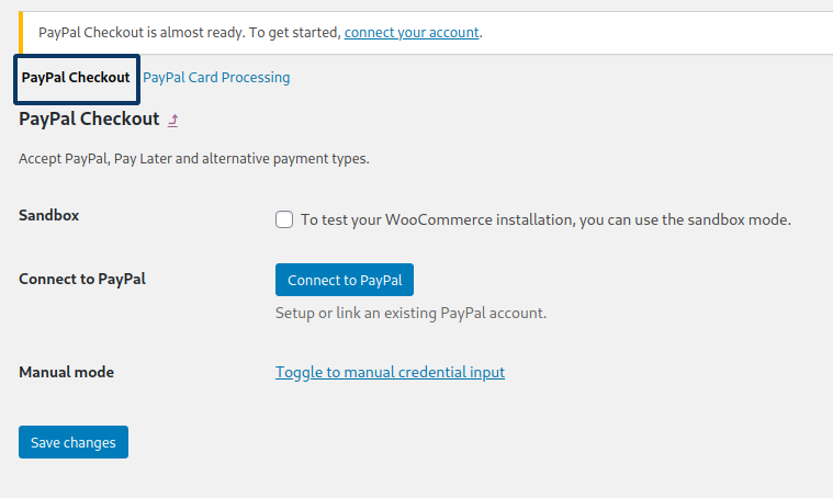 PayPal Gateway Settings: WooCommerce PayPal 