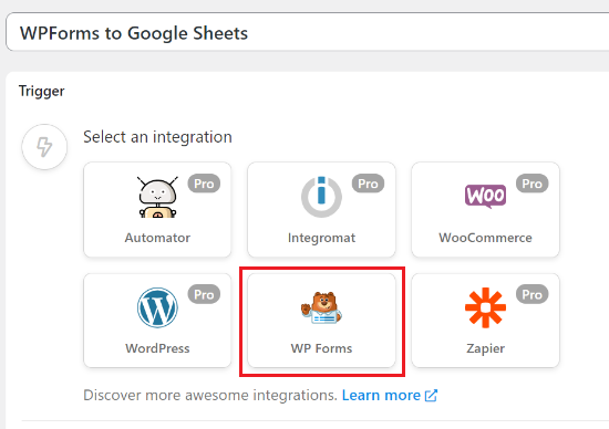 WPForms to Google Sheets - Connecting your WPForm to Google Sheets