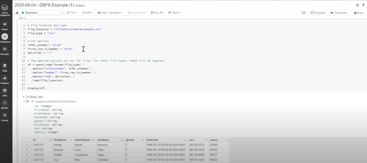 AWS DocumentDB to Databricks: CSV Databricks Export