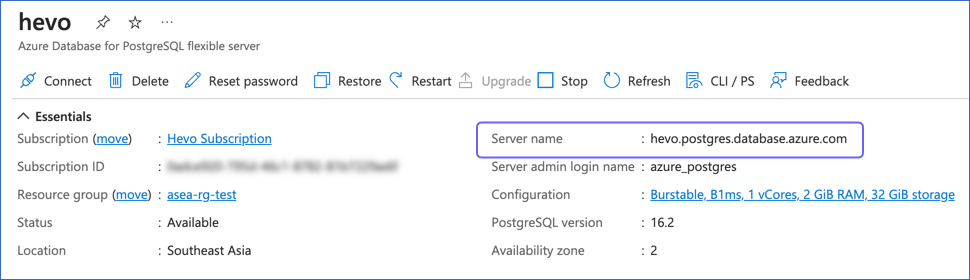 Copy Database Hostname