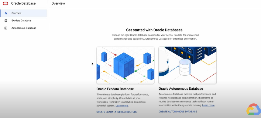 GCP Oracle: Types of Oracle Services