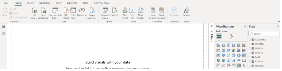 Build Your Report Using Snowflake Data