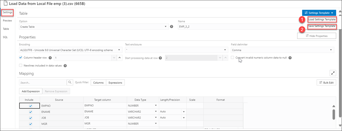 Specifying Processing Options in Cart Settings