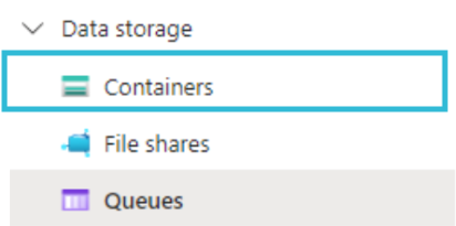 Creation of Containers.