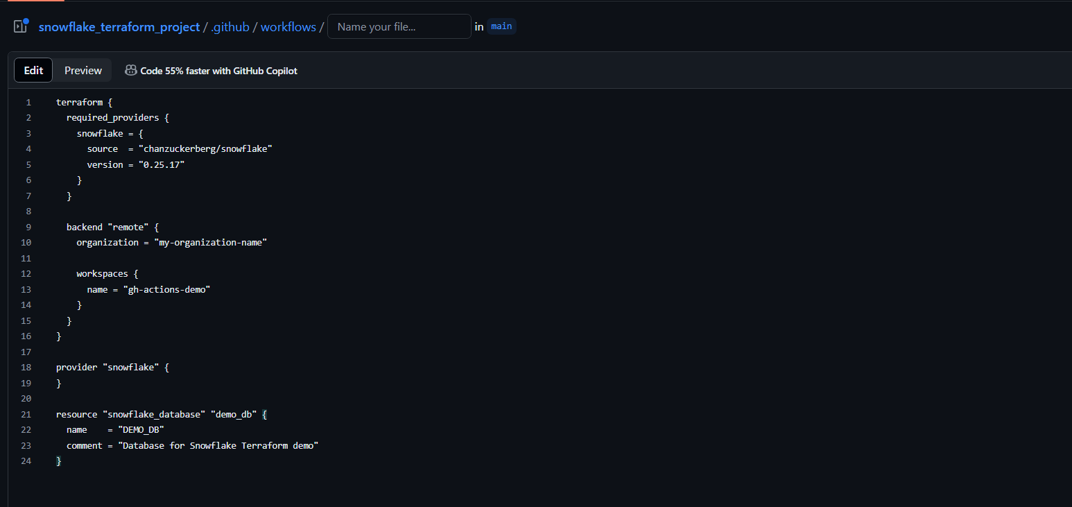 Set up a database migration. 