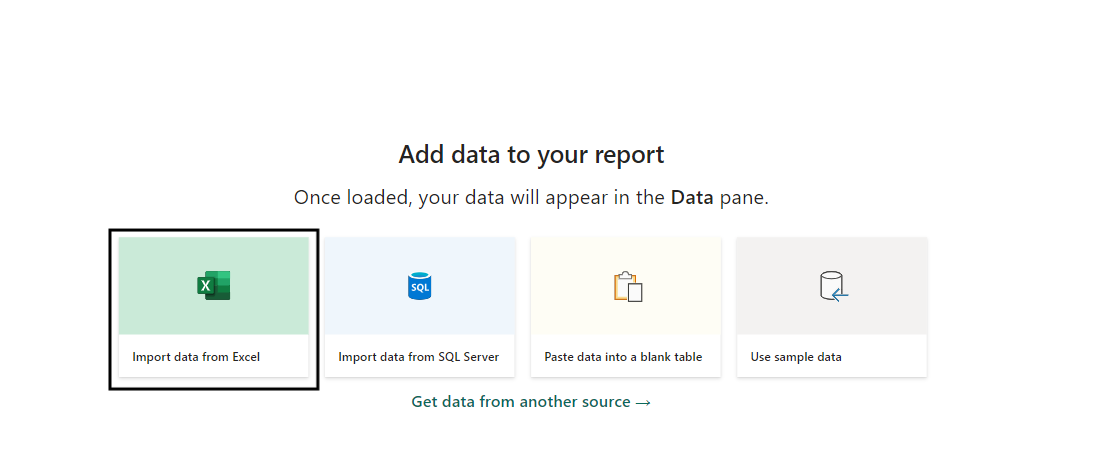 Add Data Report Power Bi