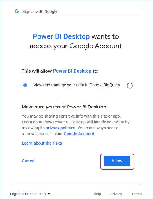 Give Access to Power BI