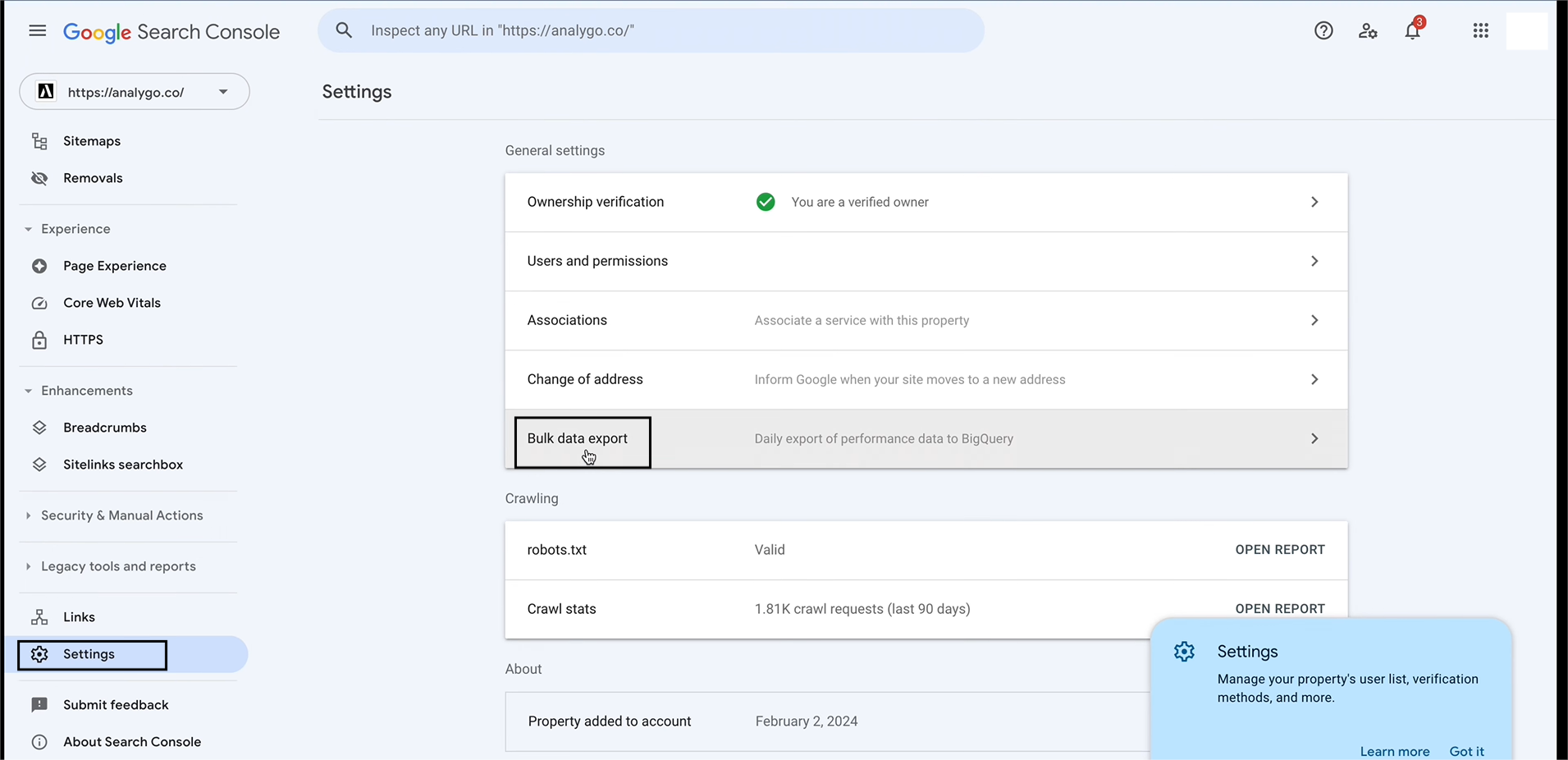 Google Search Console