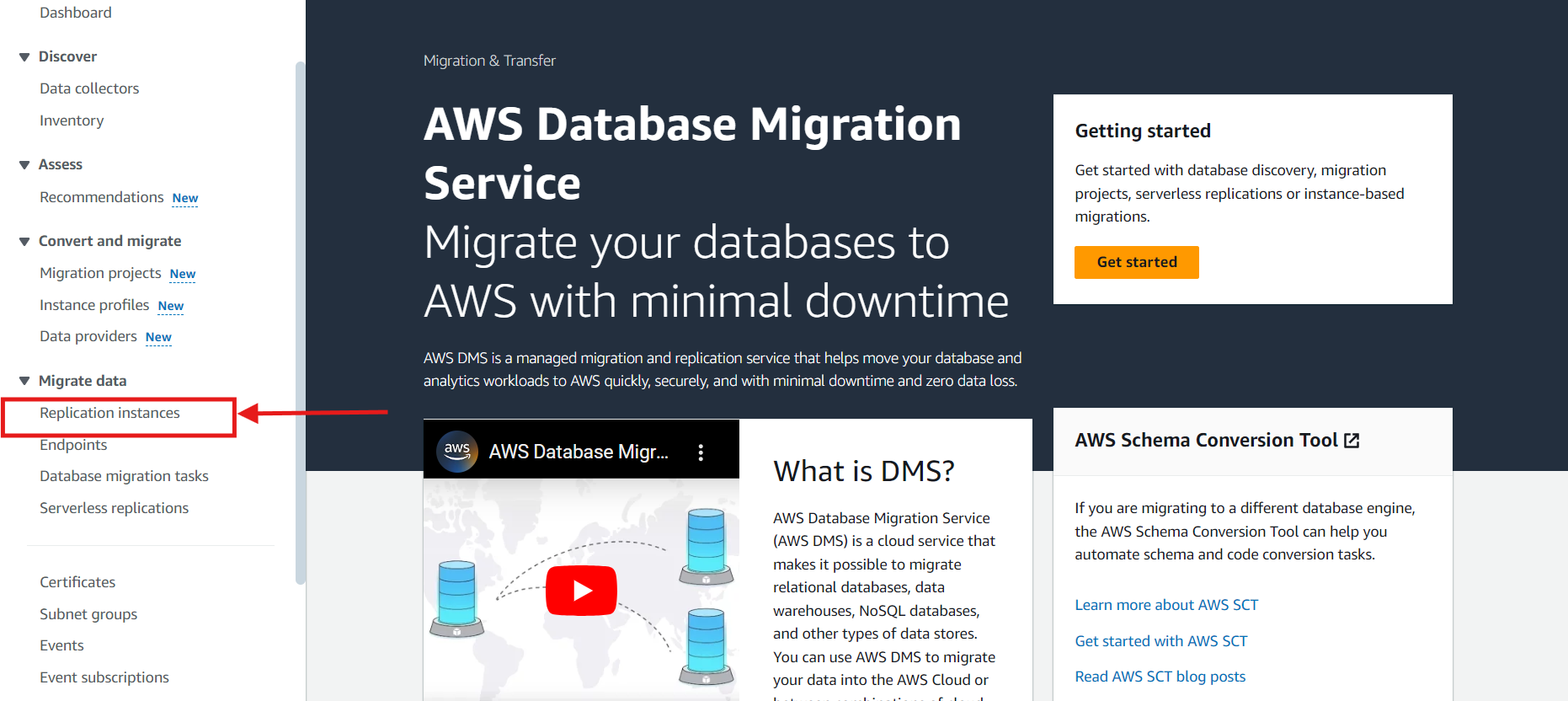 Replication Instance Overview