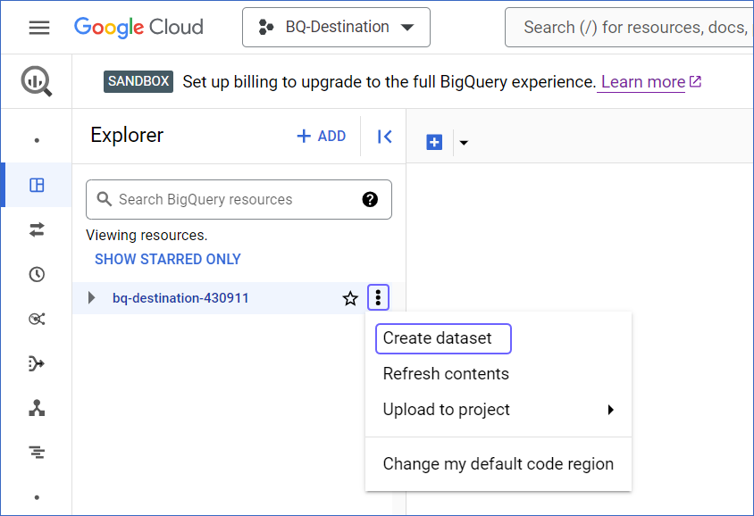 BigQuery Explorer