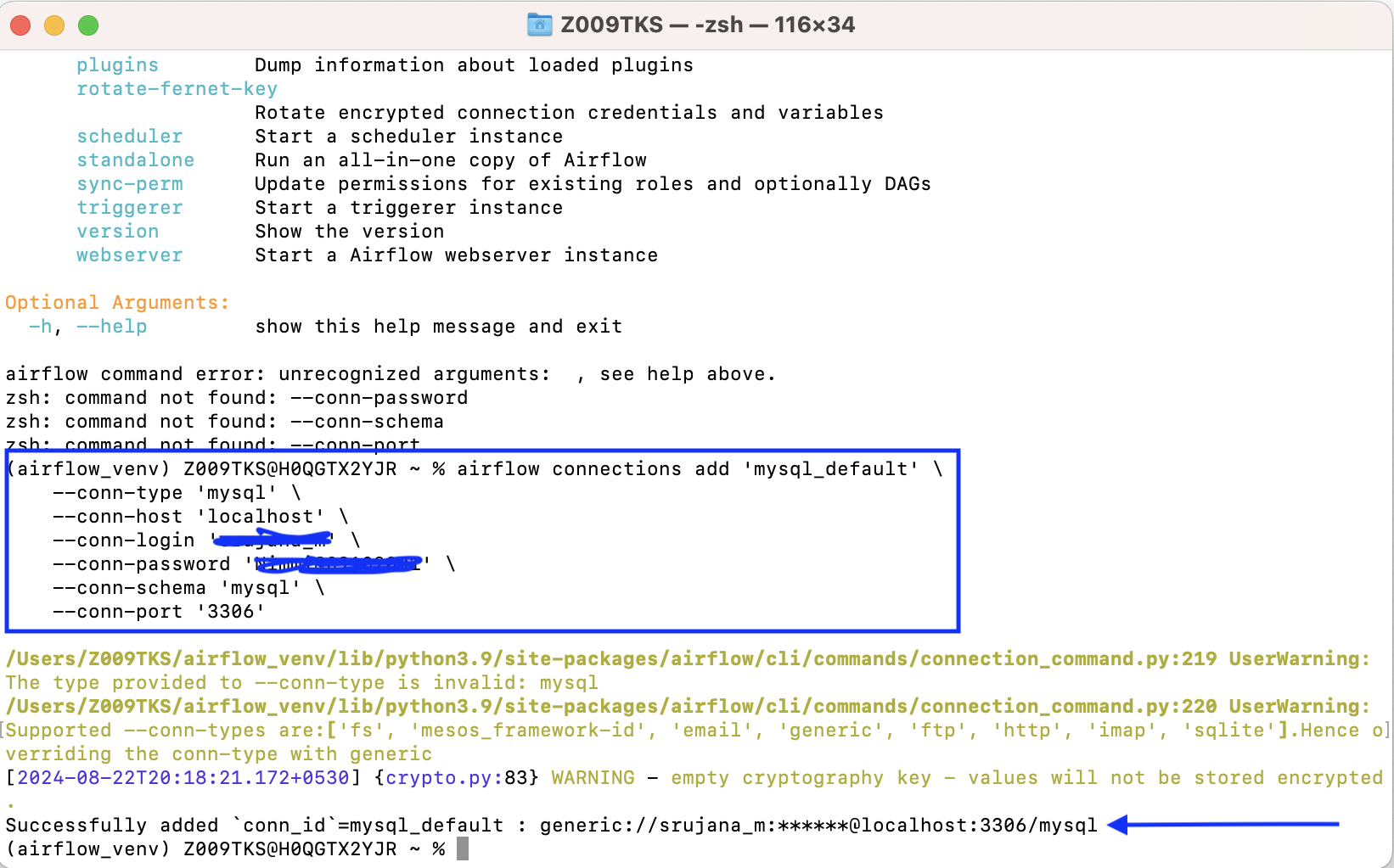 Airflow MySQL Connector