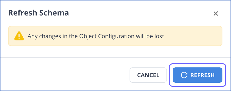 Confirm Refresh