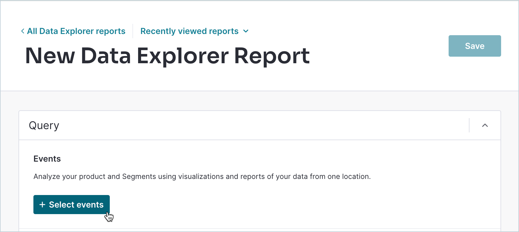 Pendo - Build your Query