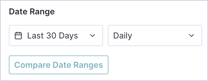 Pendo - Date Range