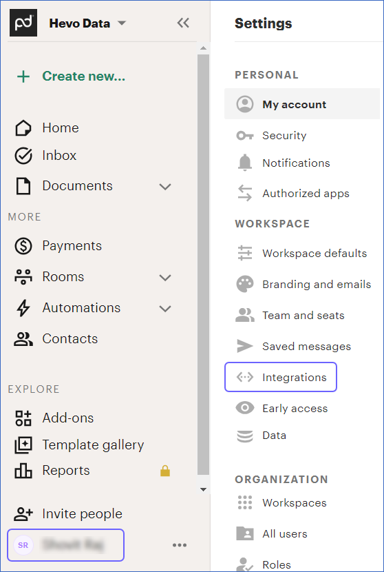Click-Integration