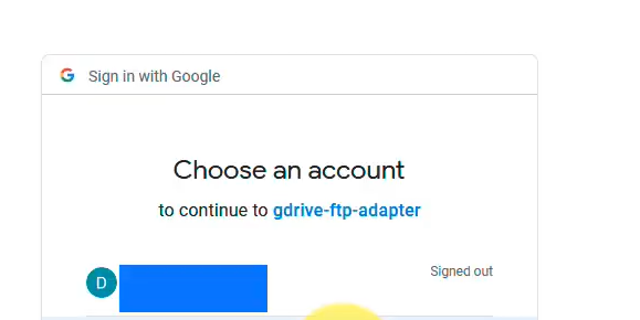 connecting google account