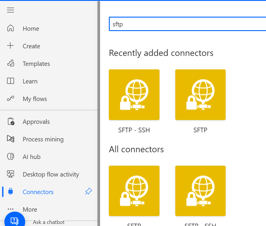 sftp options