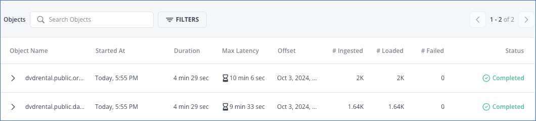 Summary - Object Run