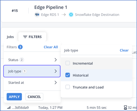 Filter by Job Type