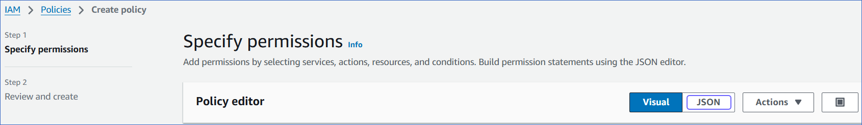 JSON tab