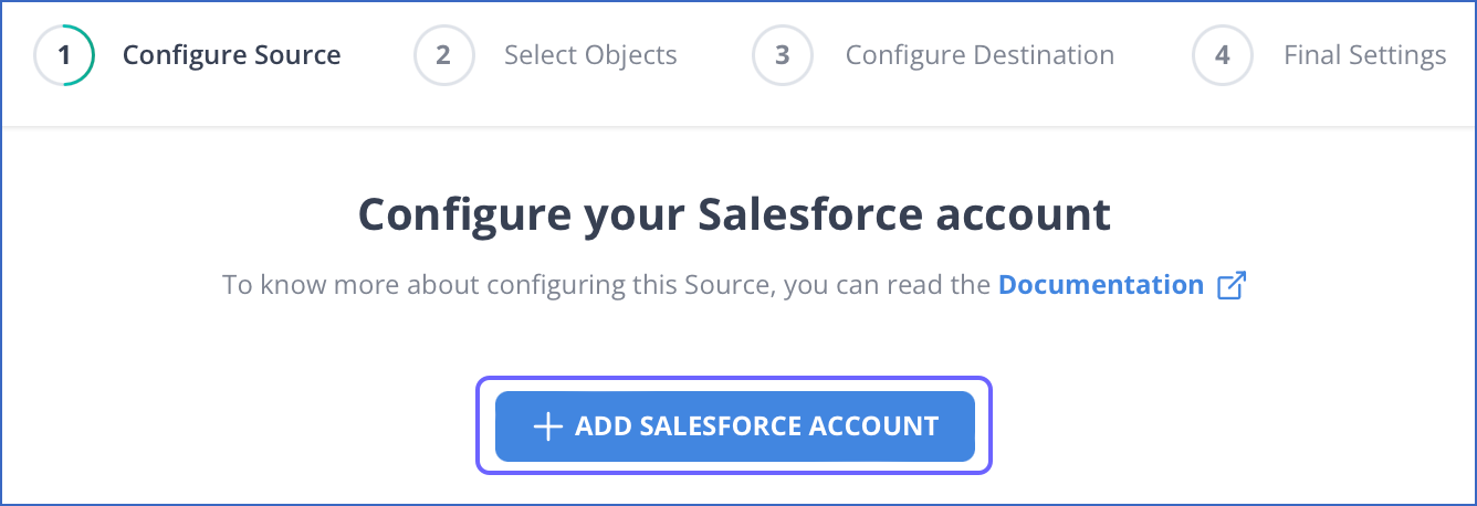 salesforce as a source