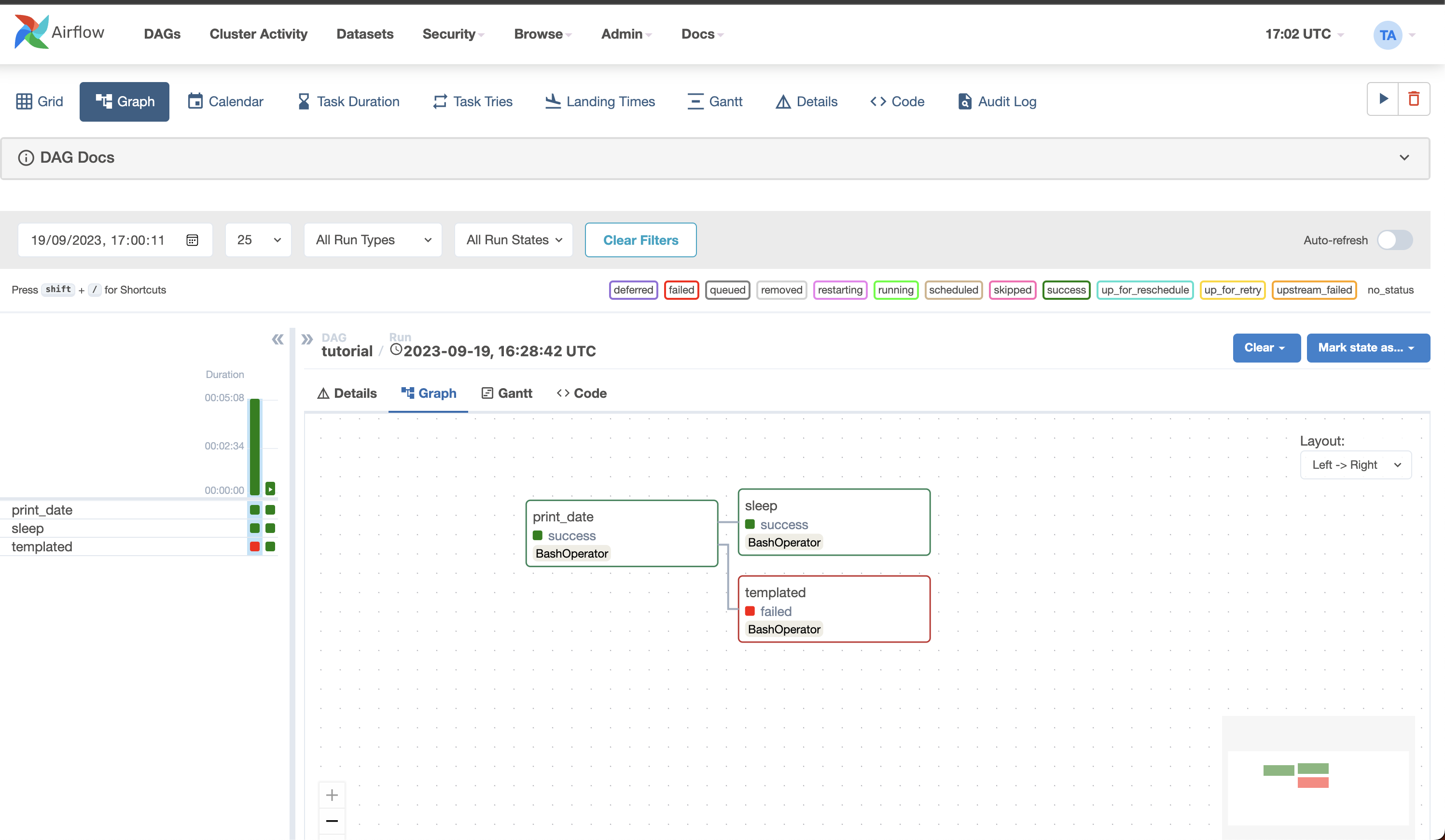 Airflow UI