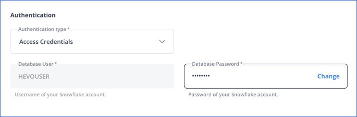 Change Database Password