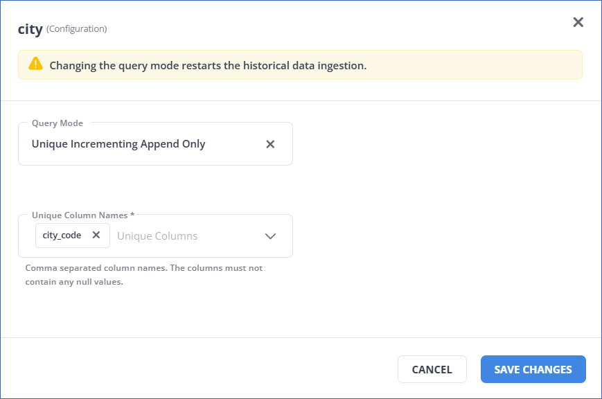 Query mode