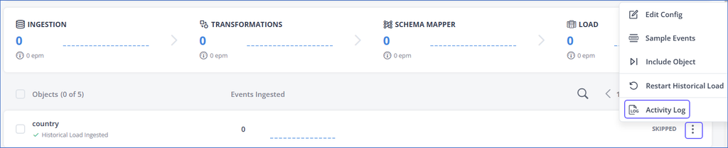 Activity Log