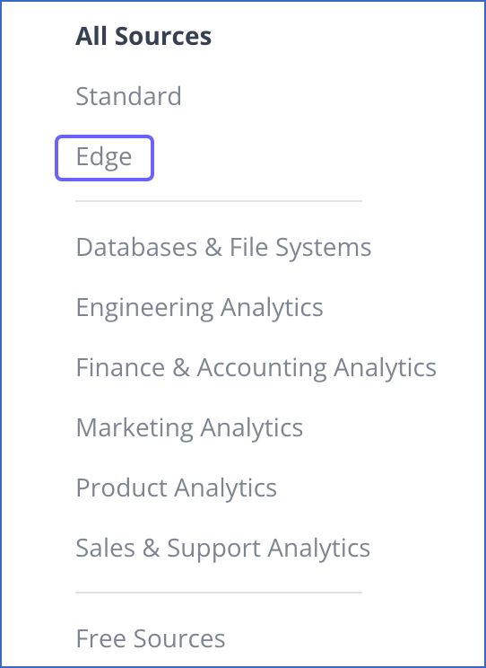 Select Edge Sources