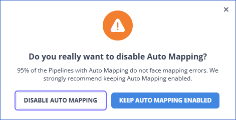 Disable pop up