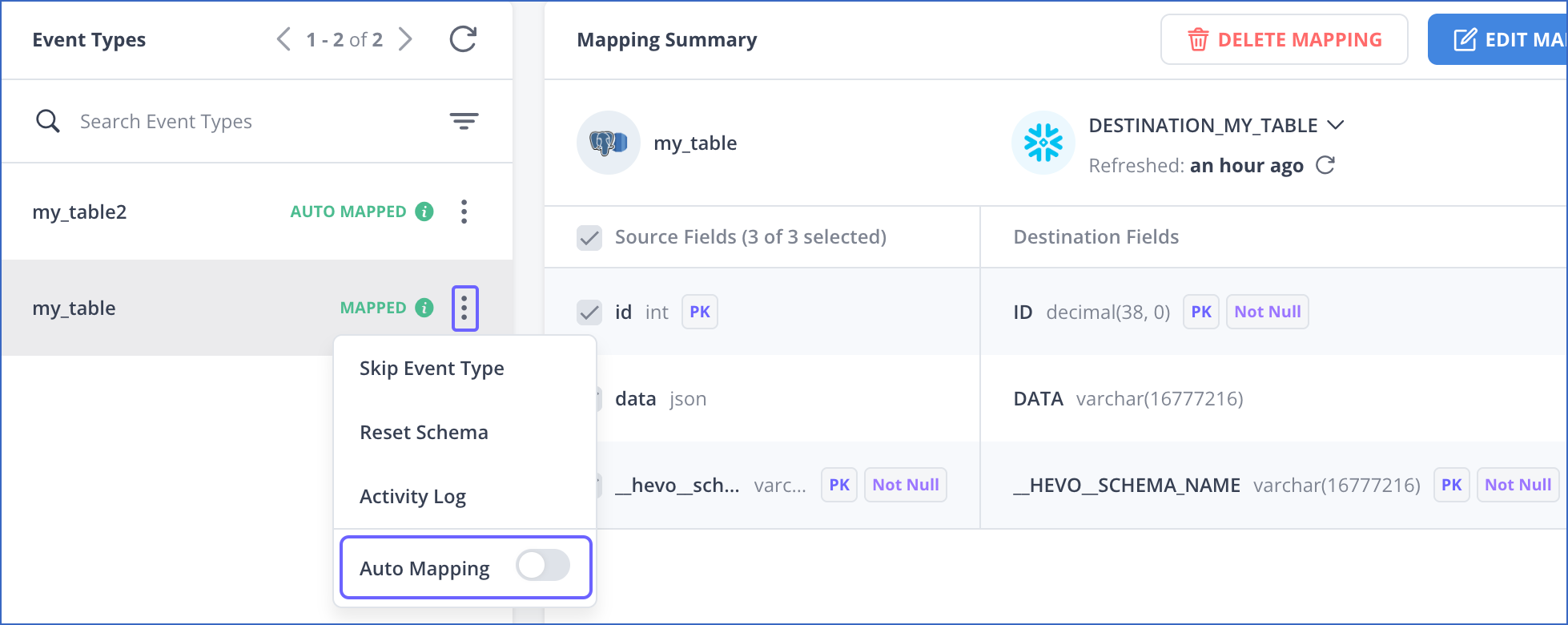 Enable automapping