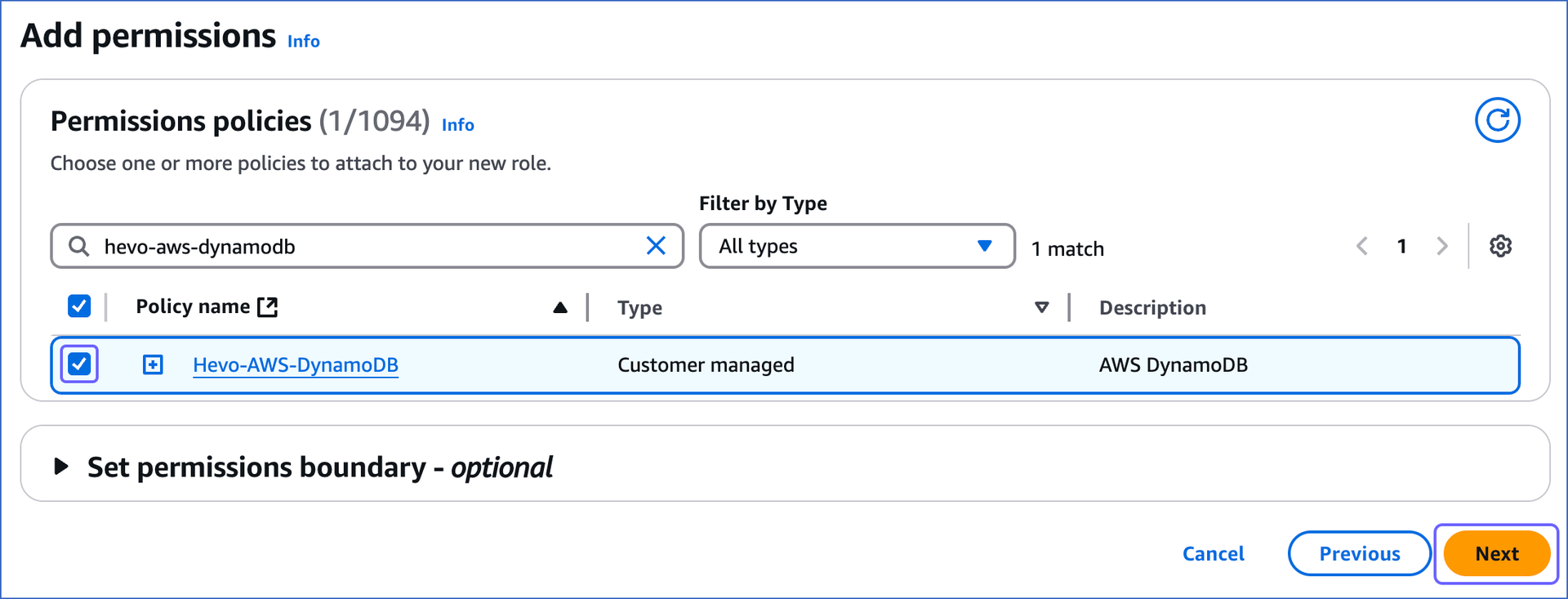Permission policies