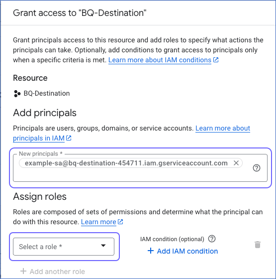 Assign and Select Roles