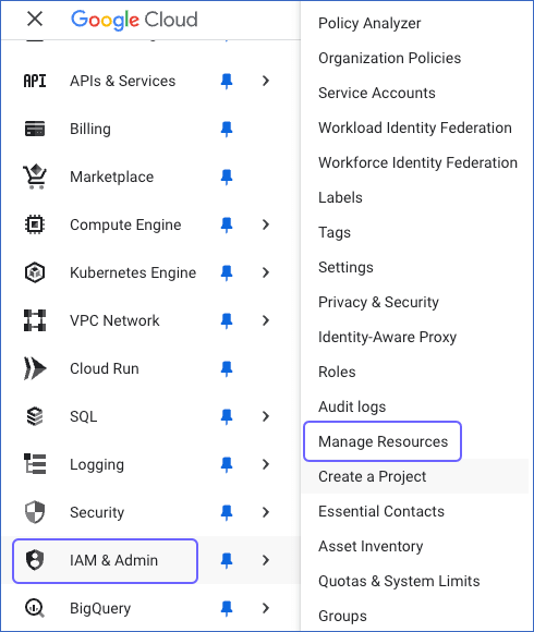 Access Manage Resources