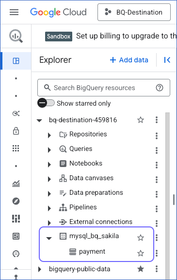 Create an Empty Partitioned Table