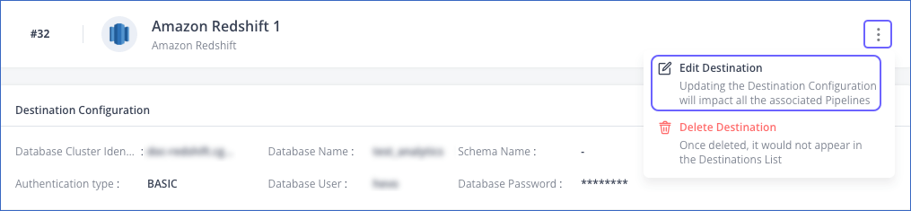Access Edit Destination