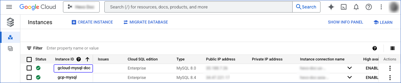 Access GCP Instance