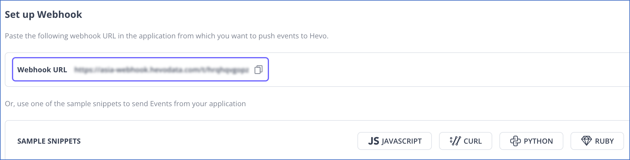 Webhook URL